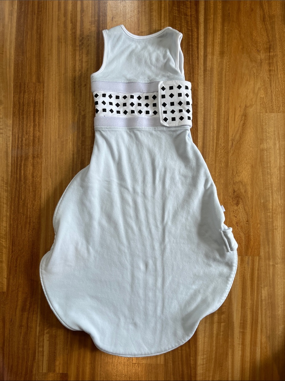 Nanit - light blue Sleep Sack with Black Geometric breathing Band - 18-24 months - Picture 4 of 4